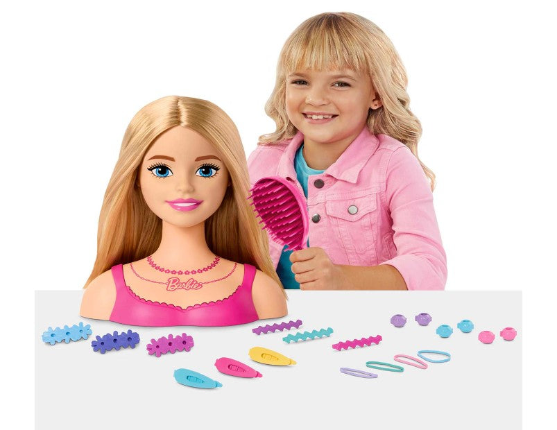 21 Piece Barbie Styling Head Doll