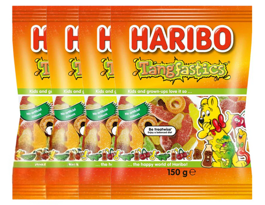 Haribo Tangfastics 150g - 4 Pack