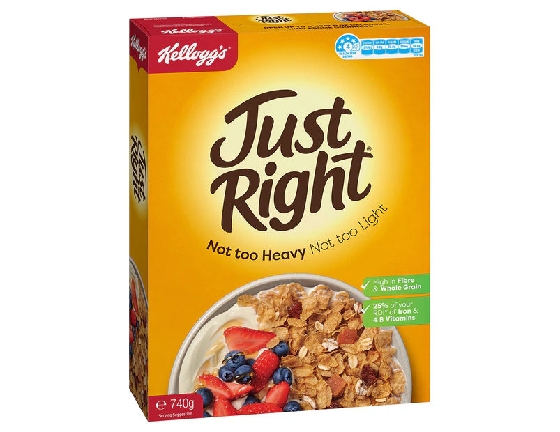 Kellogg's Just Right 740g - 2 Pack