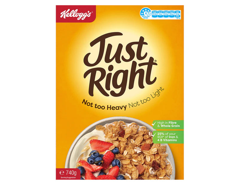 Kellogg's Just Right 740g - 2 Pack