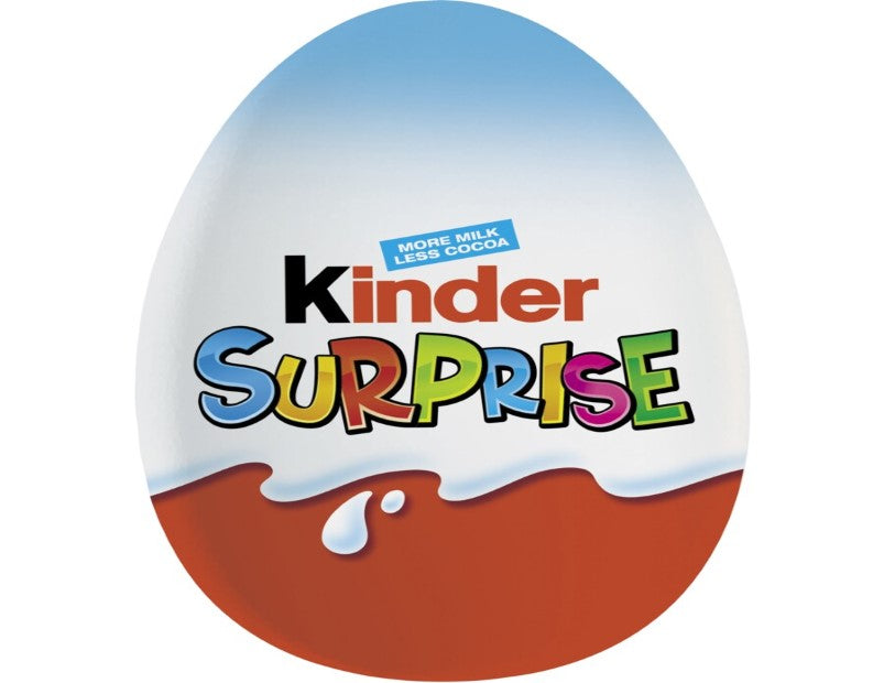 Kinder Surprise Chocolate Egg 20g - Blue - 3 Pack