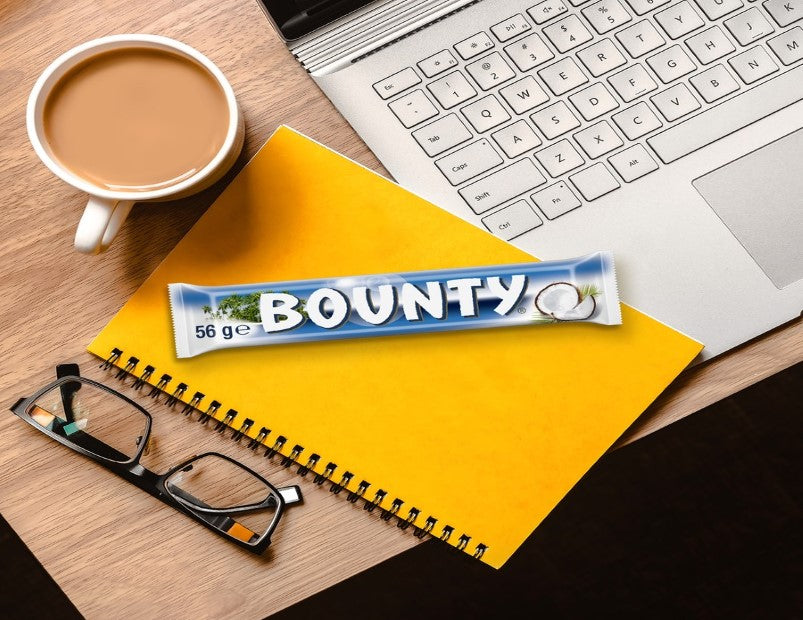 Bounty Coconut Milk Chocolate Bar 56g - 3 Pack