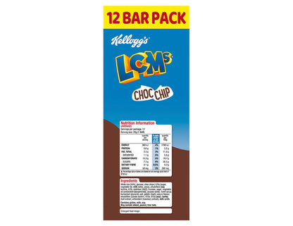 Kellogg's LCMs Choc Chip Bars – 240g - 2 Pack