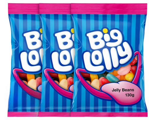 Big Lolly Jelly Beans 130g - 3 Pack