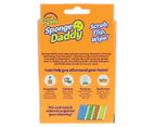 Sponge Daddy Dual-Sided Sponge + Scrubber 4 piece