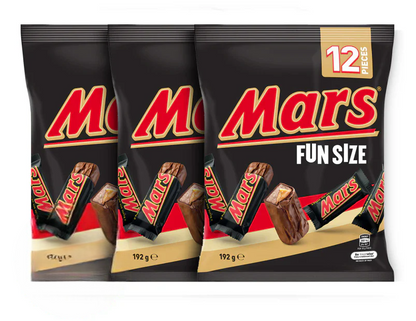 Mars Fun Size Share Bag 192g - 3 Pack