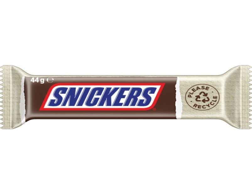 Snickers Chocolate Bar Peanuts Nougat Caramel 44g - 3 Pack