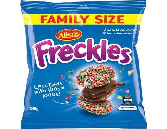 Allen's Freckles Creamy Chocolate Buttons 340g - 2 Pack