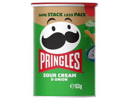 Pringles Potato Chips Sour Cream & Onion 53g - 12 pack