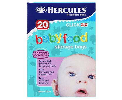 Hercules Baby Food Storage Bags 3 pack