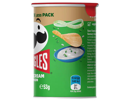 Pringles Potato Chips Sour Cream & Onion 53g - 12 pack