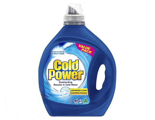 Cold Power Advanced Clean Front & Top Loader Laundry Liquid 4L