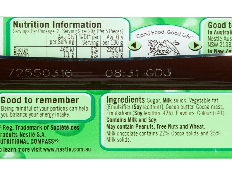 Nestle Aero Peppermint Bar 40g - 3 Pack