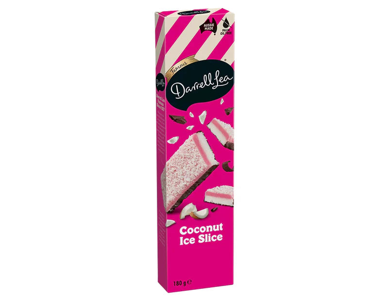 Darrell Lea Coconut Ice Slice Gift Box 180g - 2 Pack