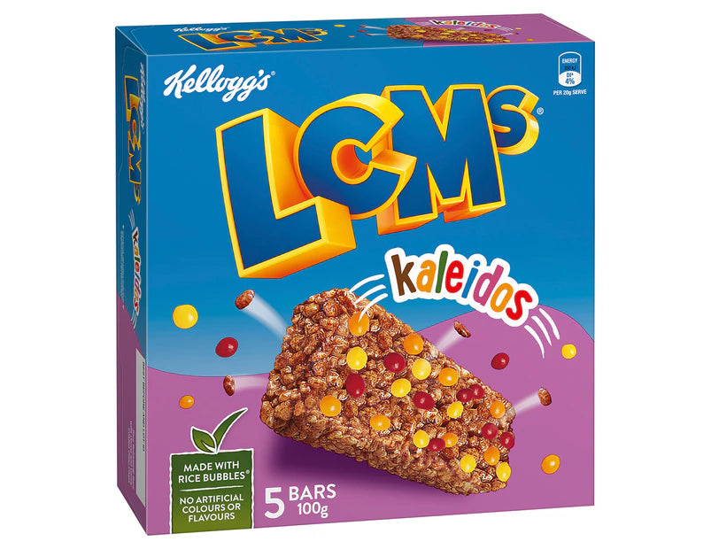 Kellogg's LCMs Kaleidos Bars 100g - 3 Pack