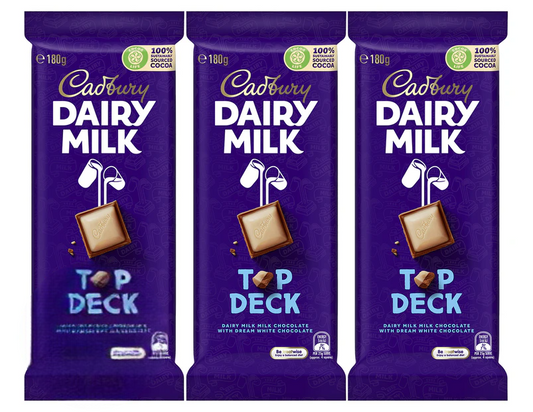 Cadbury Dairy Milk Top Deck 180g 3 pack