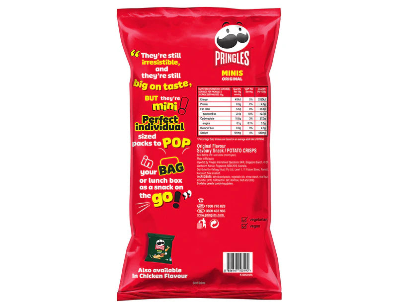 Pringles Minis Original 95g - 3 Pack