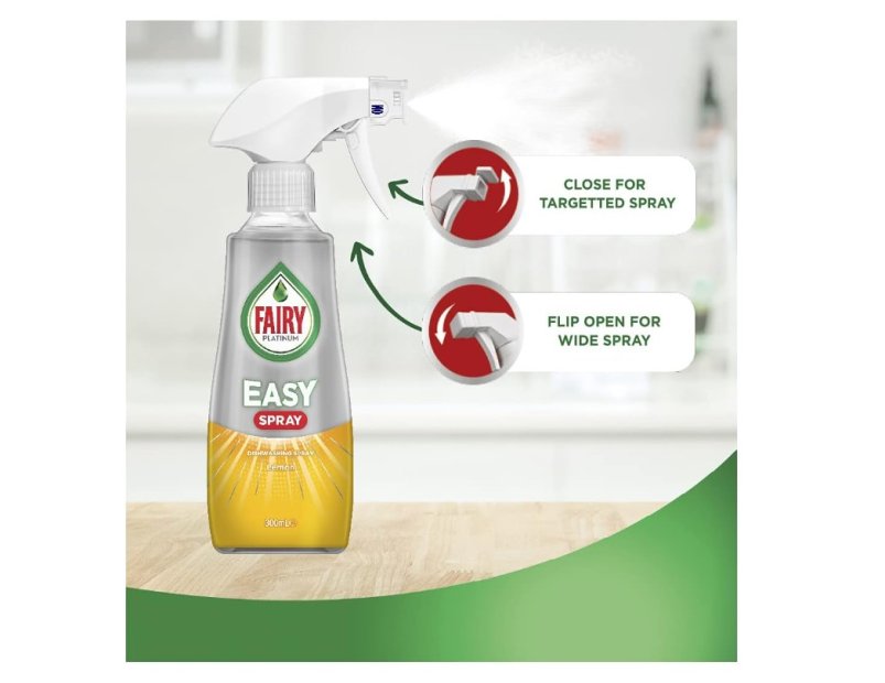 Fairy Platinum Easy Dishwashing Spray Lemon 300ml