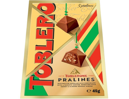 Toblerone Pralines Chocolate -Honey & Almond Nougat- 45g