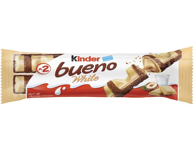 Kinder Bueno White Bar 39g - 3 Pack