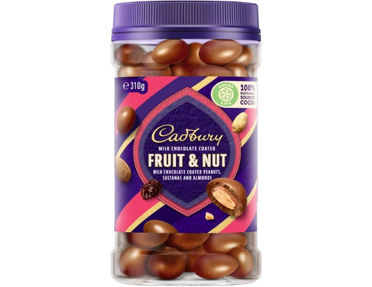 Cadbury Milk Chocolate Coated Fruit & Nut 310g