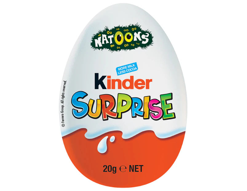 Kinder Surprise Eggs 60g - 2 Pack