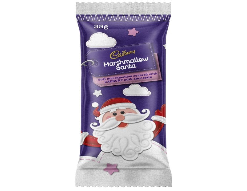 Cadbury Marshmallow Santa 35g - 3 Pack