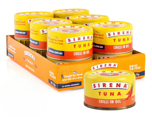 Sirena Tuna with Chilli In Oil 95g - 12 Pack