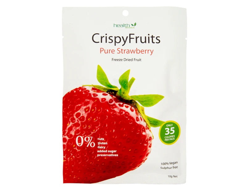 CrispyFruits Freeze Dried Pure Strawberry 10g - 12 Pack