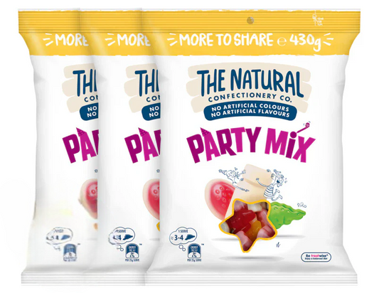 The Natural Confectionery Co. Party Mix 430g - 3 Pack