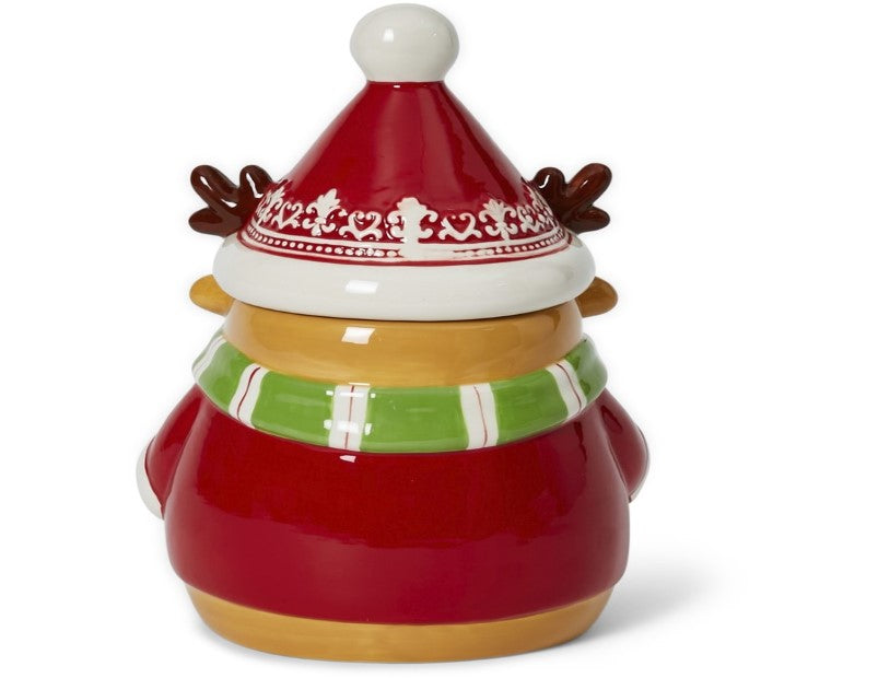 Christmas Ceramic Jar With Party Mix 500g - Assorted