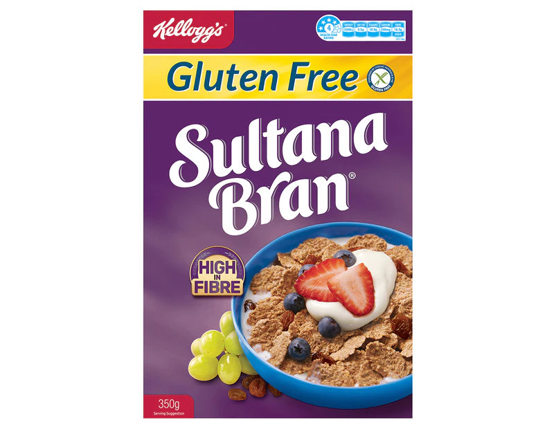 Kellogg's Sultana Bran Gluten Free 350g - 2 Pack