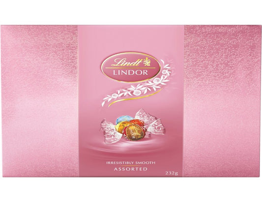 Lindt Lindor Pink Assorted Gift Box 232g