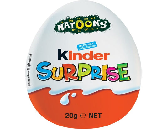 Kinder Surprise Chocolate Egg 20g - 3 Pack