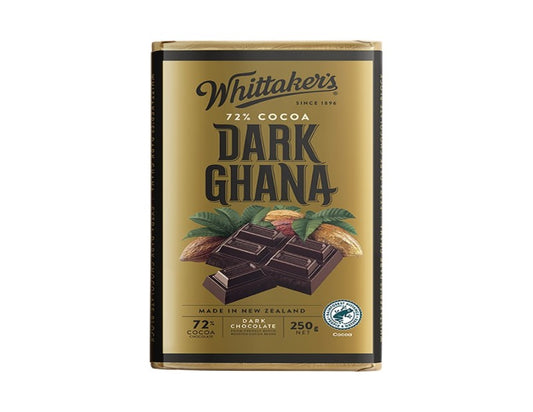 Whittaker's Dark Ghana Chocolate Block 250g