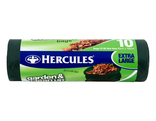 Hercules Extra Large 90L Garden & Clean Up Rubbish Bags 3 pack