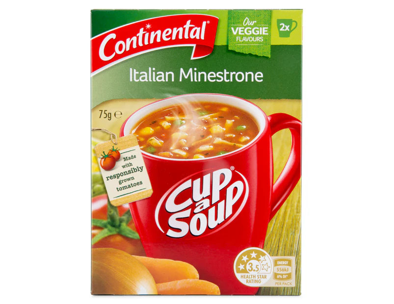 Continental Cup A Soup Italian Minestrone 75g - 7 Pack