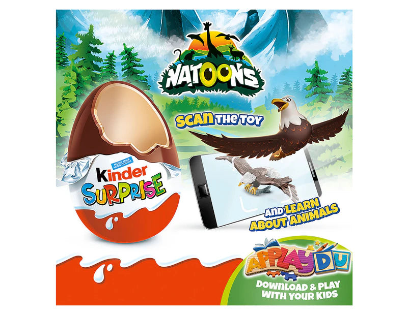 Kinder Surprise Eggs 60g - 2 Pack