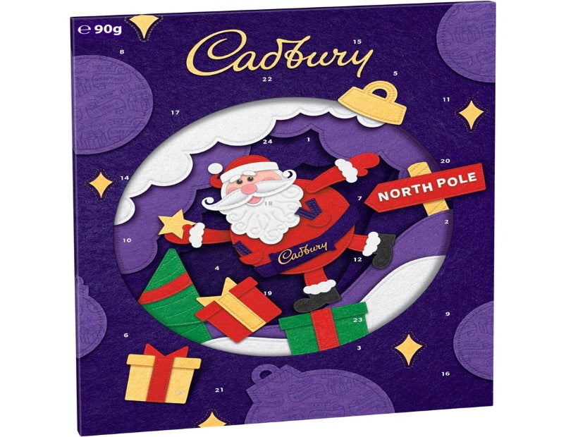 Cadbury Dairy Milk Chocolate Christmas Advent Calendar 90g