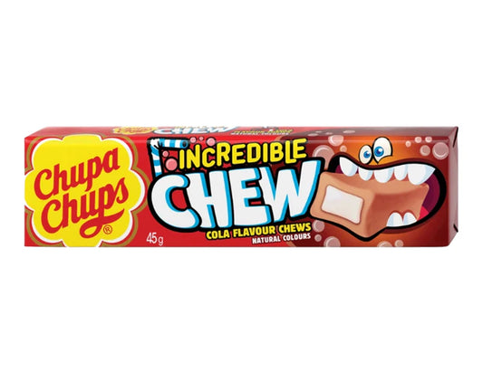 Chupa Chups Incredible Chew Lollies Cola 45g - 20 Pack