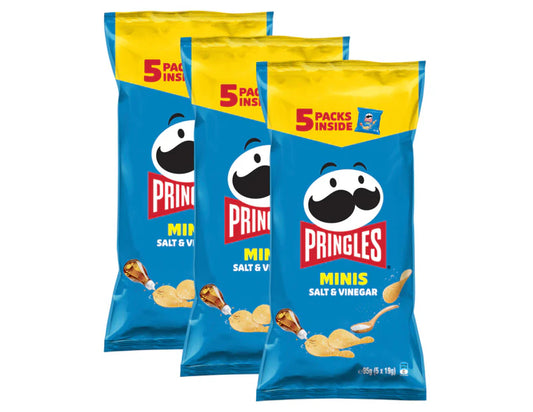 Pringles Minis Salt & Vinegar 95g - 3 Pack