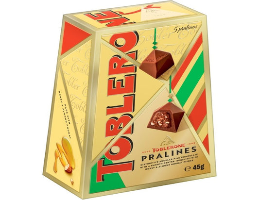 Toblerone Pralines Chocolate -Honey & Almond Nougat- 45g