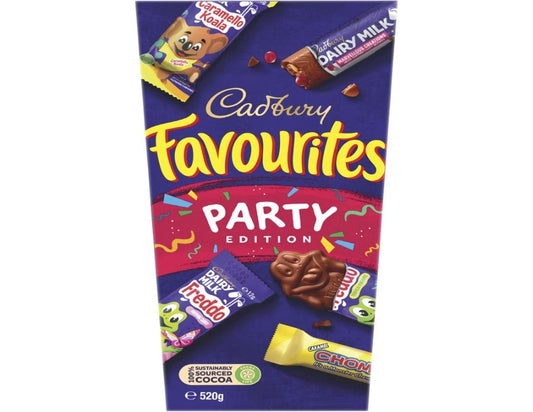 Cadbury Favourites Party Edition Gifting Boxed Chocolate 520g