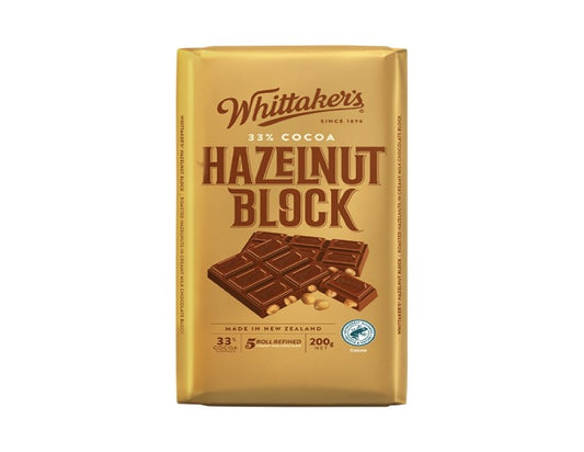 Whittaker's Hazelnut Block 200g