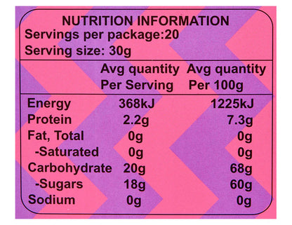 Mega Gummies Gummy Bear 600g