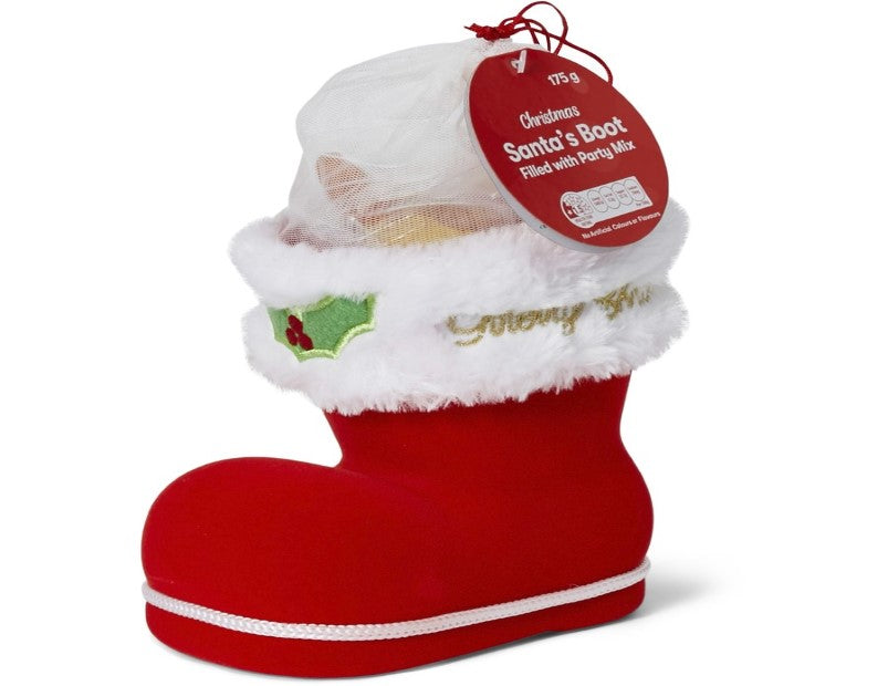 Christmas Santa Bootie with Party Mix 175g