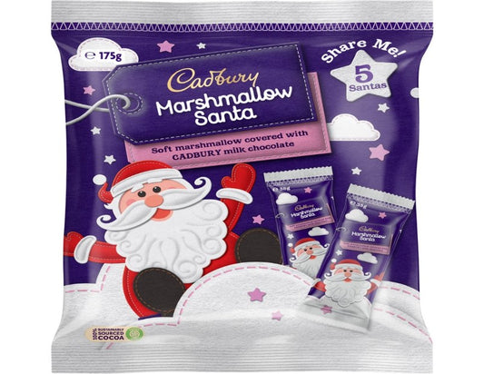 Cadbury Marshmallow Chocolate Santa Pack - 175g