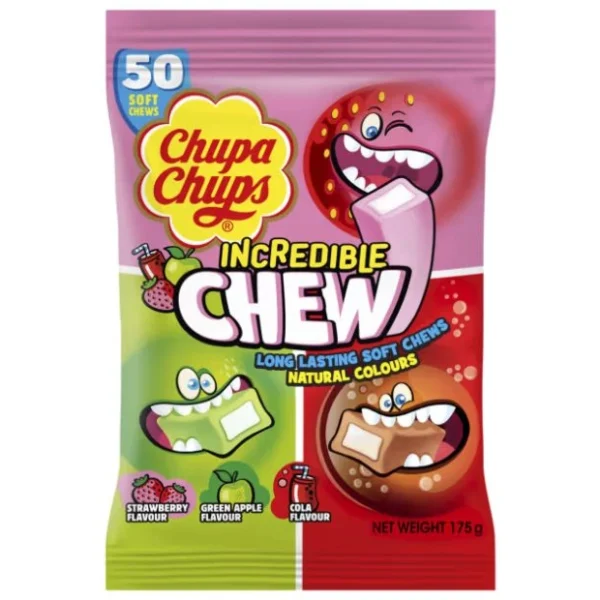 Chupa Chups Incredible Chew Share Bag 175g