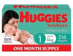 Huggies Newborn Nappies Size 1