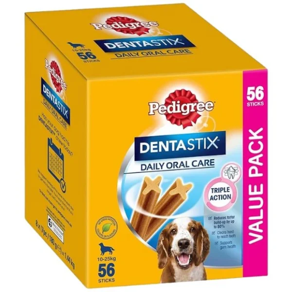 PEDIGREE DentaStix Medium Dental Dog Treats Daily Oral Care 56 Sticks